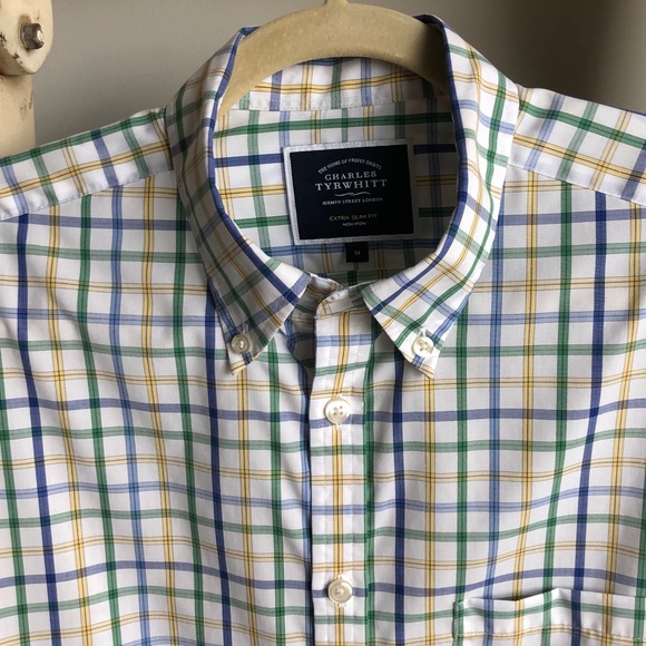 CHARLES TYRWHITT Extra Slim Fit Button Down - Picture 4 of 6